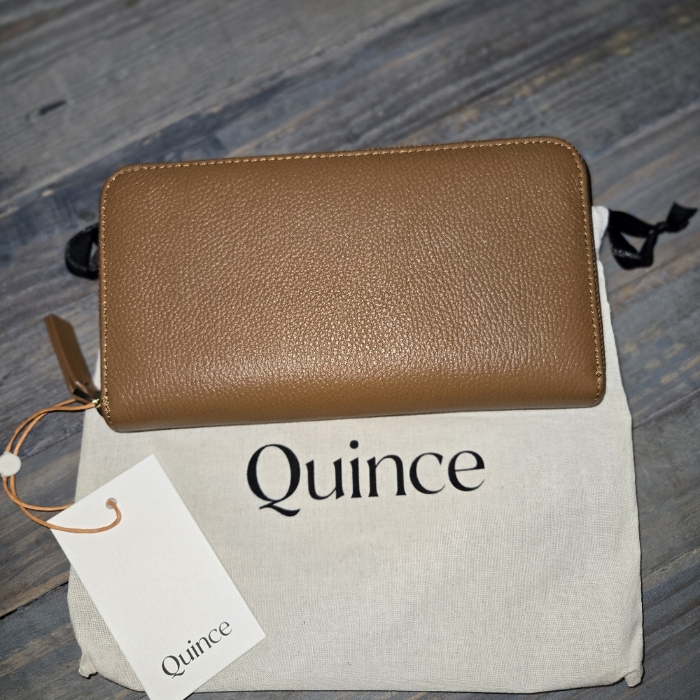 Quince Tan Leather Wallet
